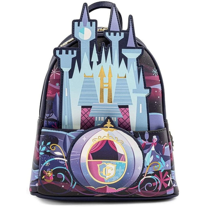 Loungefly Disney Cinderella Castle Series Mini Backpack Bag