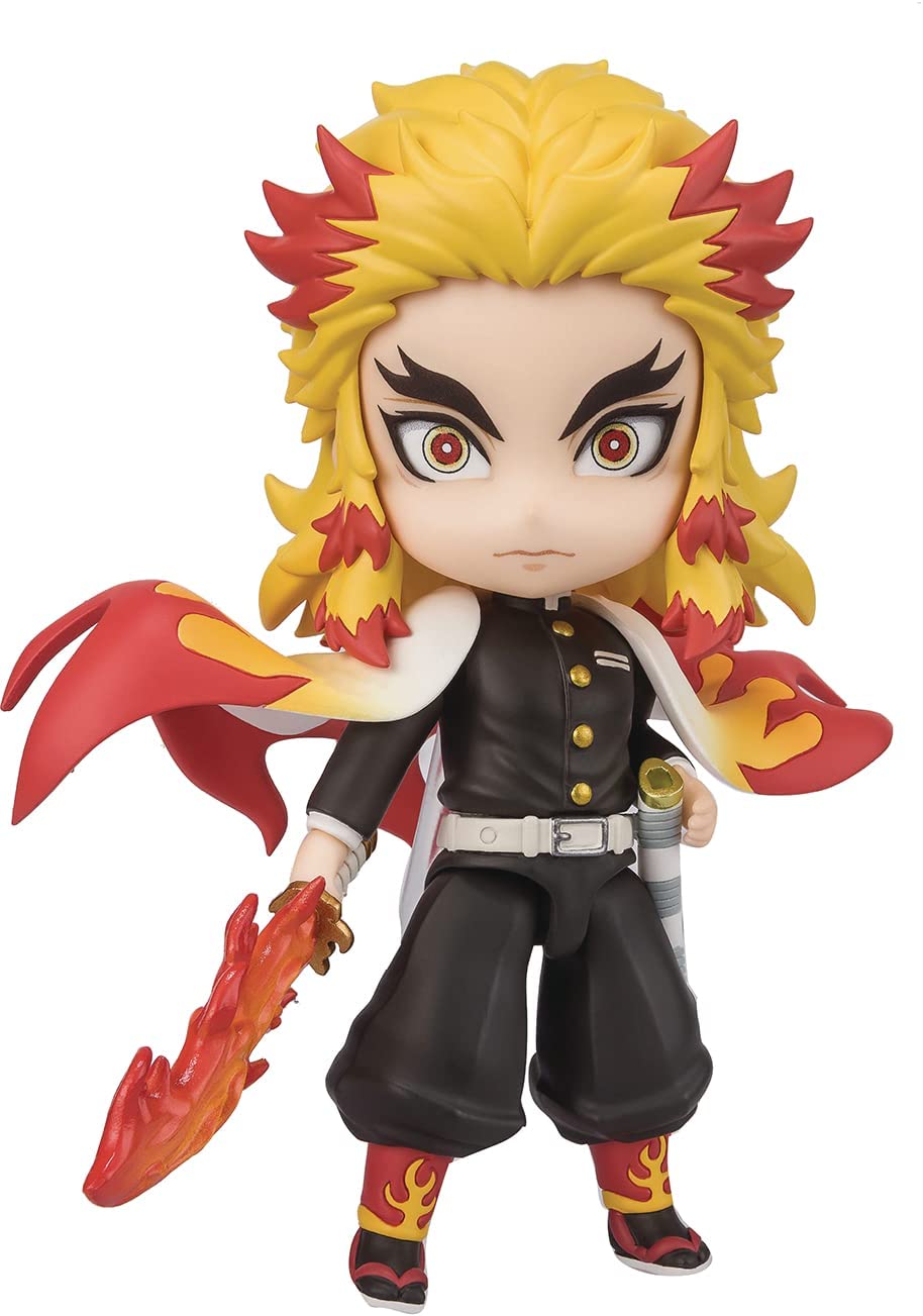 Tamashi Nations Demon Slayer: Kimetsu no Yaiba Kyojuro Rengoku Bandai Spirits Figuarts Mini