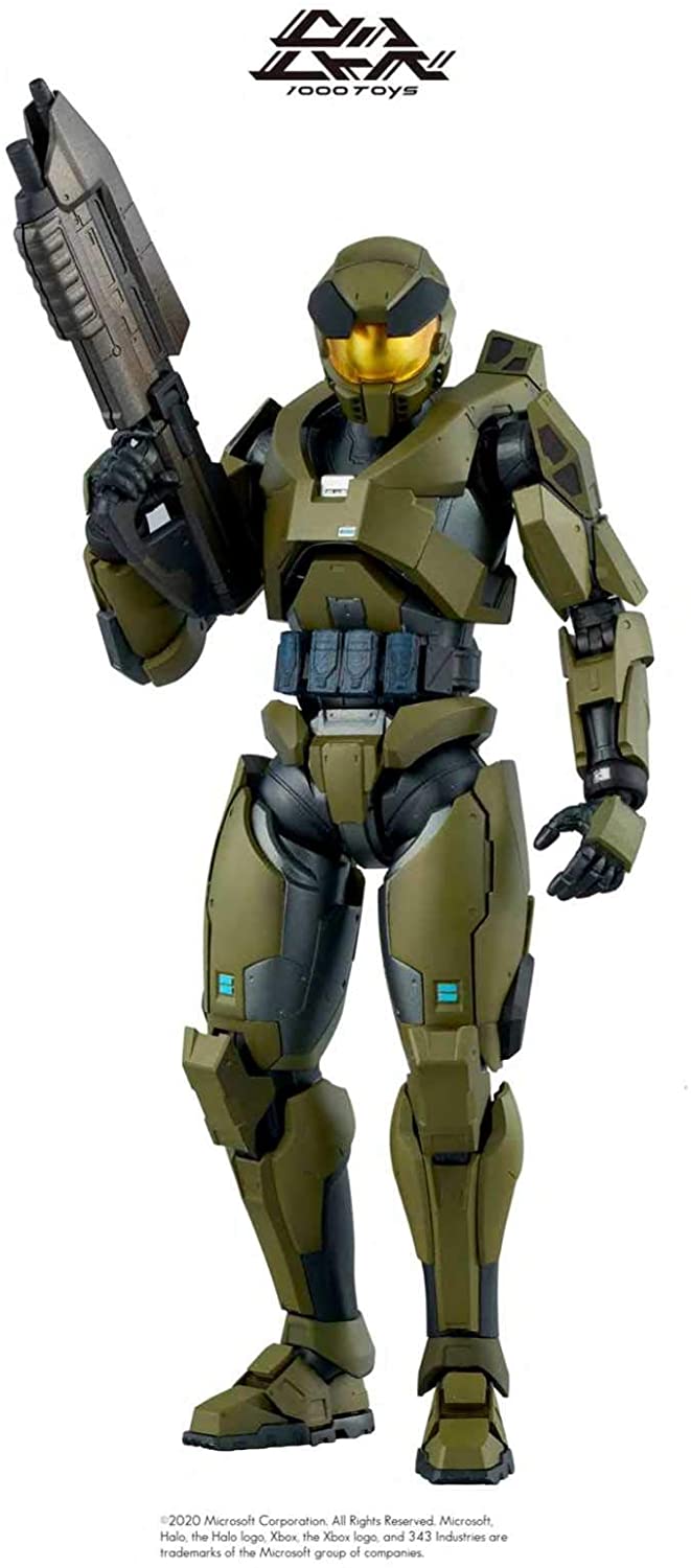 1000 Toys RE:Edit Halo Master Chief Mjolnir Mark V 1:12 Scale Action Figure
