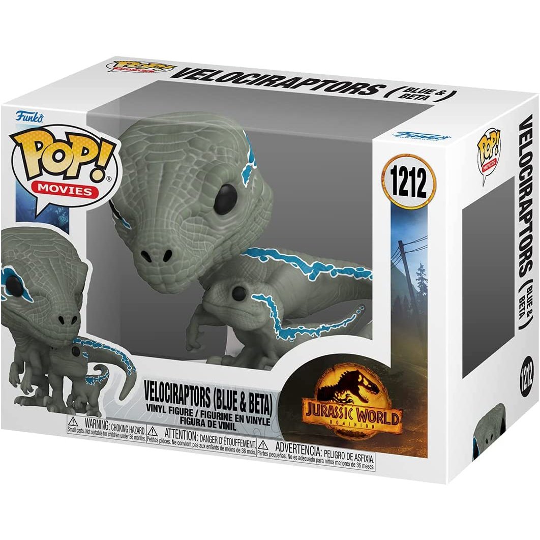 Funko Pop! & Buddy Movies: Jurassic World Dominion - Blue & Beta Vinyl Figure
