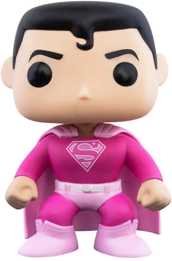 Funko Pop! DC Heroes: Breast Cancer Awareness - Superman Vinyl Figure