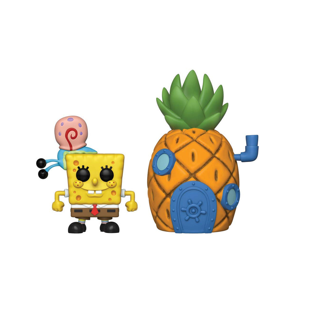 Funko Pop! Town: Spongebob Squarepants - Spongebob with Pineapple Vinyl Figure