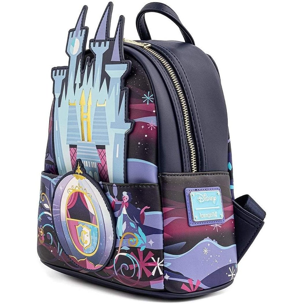 Loungefly Disney Cinderella Castle Series Mini Backpack Bag