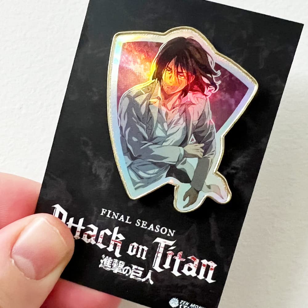 Eren Jaeger- Foil Shield Series - Attack on Titan Pin Zen Monkey Studios