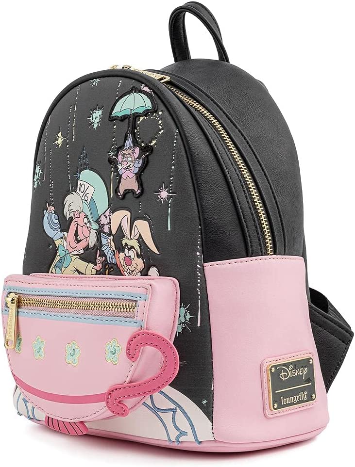 Loungefly Disney Alice in Wonderland A Very Merry Birthday To You Mini Backpack Bag