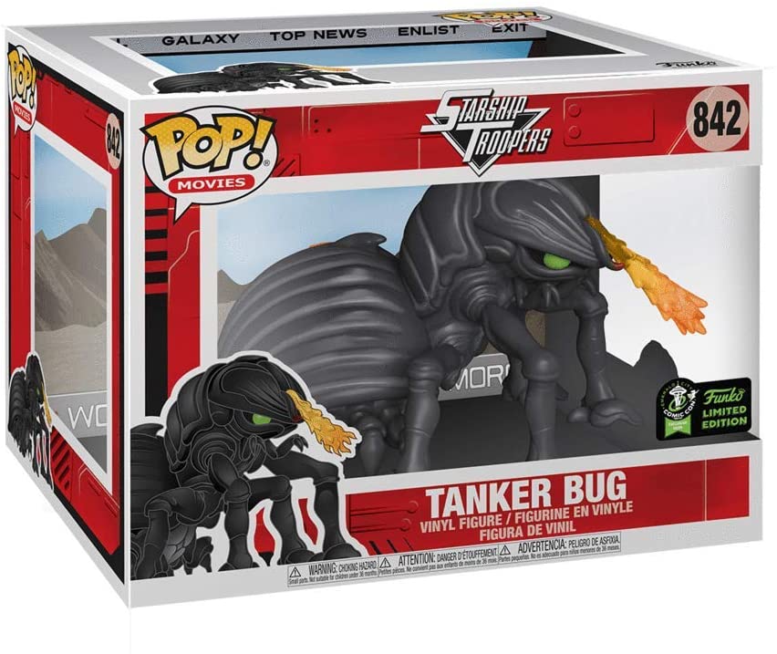 Funko Pop! Starship Troopers Tanker Bug Deluxe 6" Exclusive Vinyl Figure