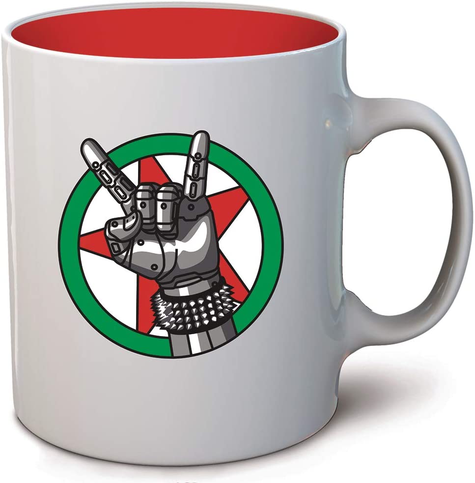 Dark Horse Deluxe Cyberpunk 2077 Johnny Silverhand emblem Coffee Mug