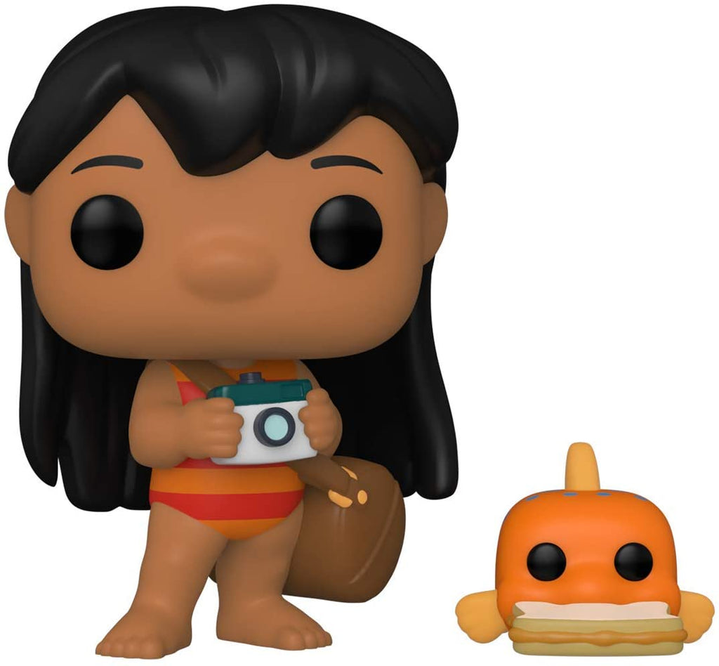 Funko Pop! Disney: Lilo & Stitch- Lilo with Pudge Vinyl Figure