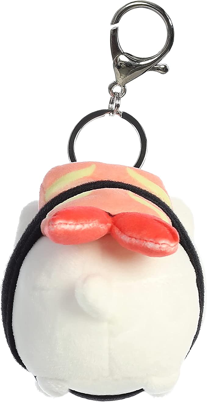 Aurora - Tasty Peach - 3.5" Shrimp Sushi Meowchi Keychain