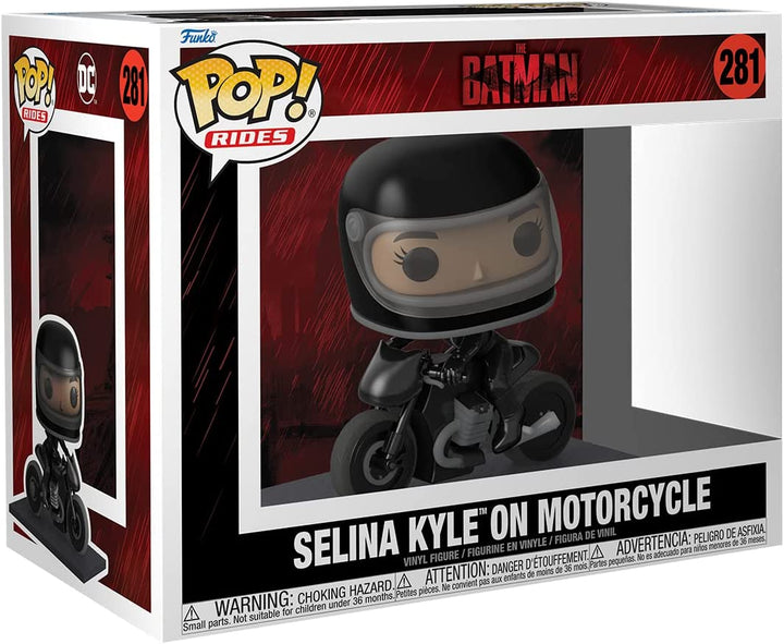 Funko Pop! Ride Deluxe: The Batman - Selina Kyle on Motorcycle Vinyl Figure