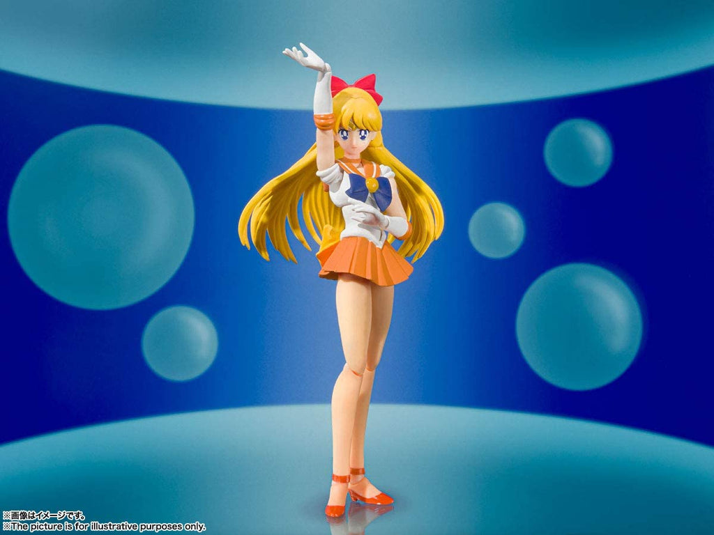 Sailor Venus Animation Color Edition Pretty Guardian Sailor Moon Bandai Tamashi Nations S.H. Figuarts