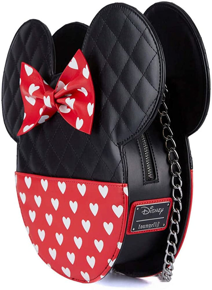 Loungefly Disney Mickey and Minni Valentines Reversible Crossbody Bag Purse