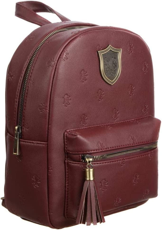 Harry Potter Hogwarts Gryffindor Faux Leather Mini Backpack Bag