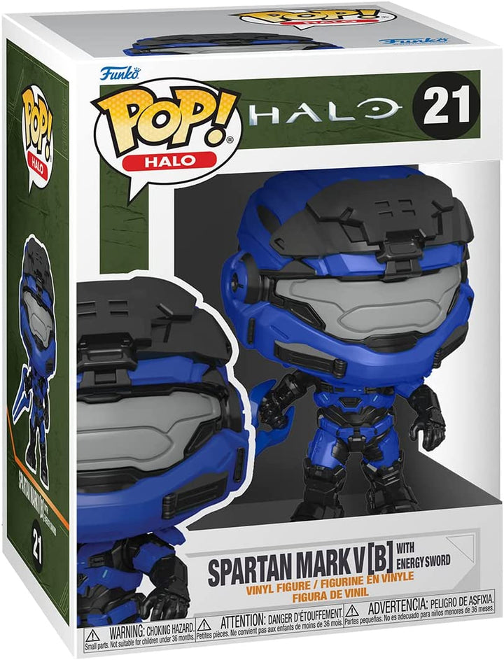 Funko Pop! Games: Halo Infinite - Spartan Mark V B With Blue Energy Sword