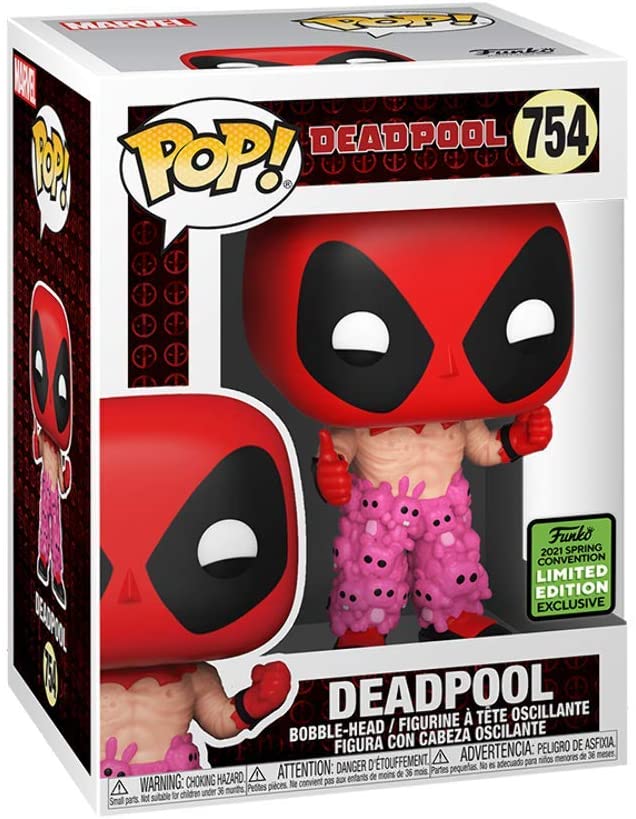 Funko Pop! Deadpool with Teddy Bear Pants 2021 Exclusive Vinyl Figure