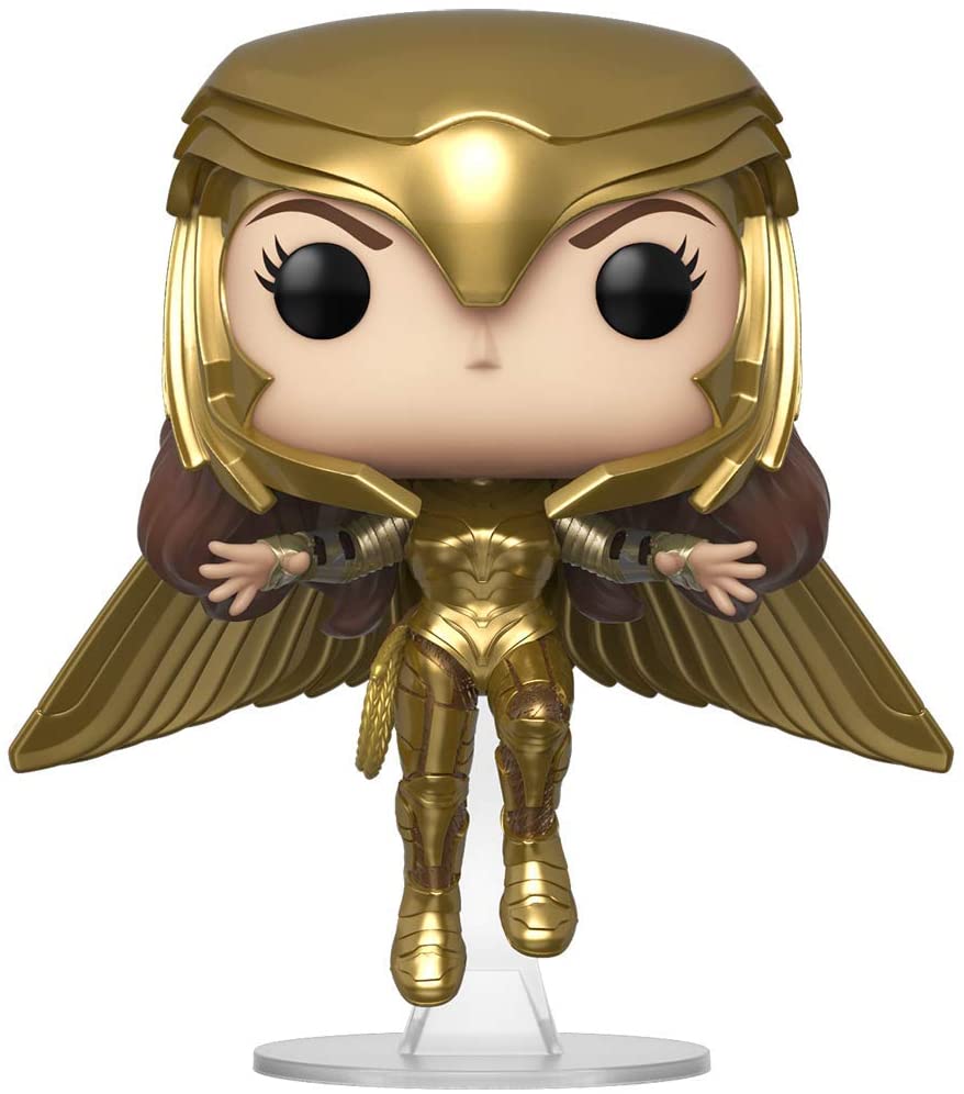 Funko Pop Movies: Wonder Woman 1984 Gold Flying Metallic Vinyl Figure