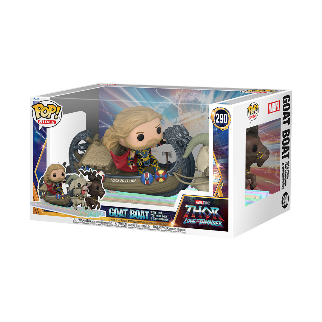 Funko Pop! Ride Super Deluxe: Marvel's Thor Love and Thunder - The Goat Boat