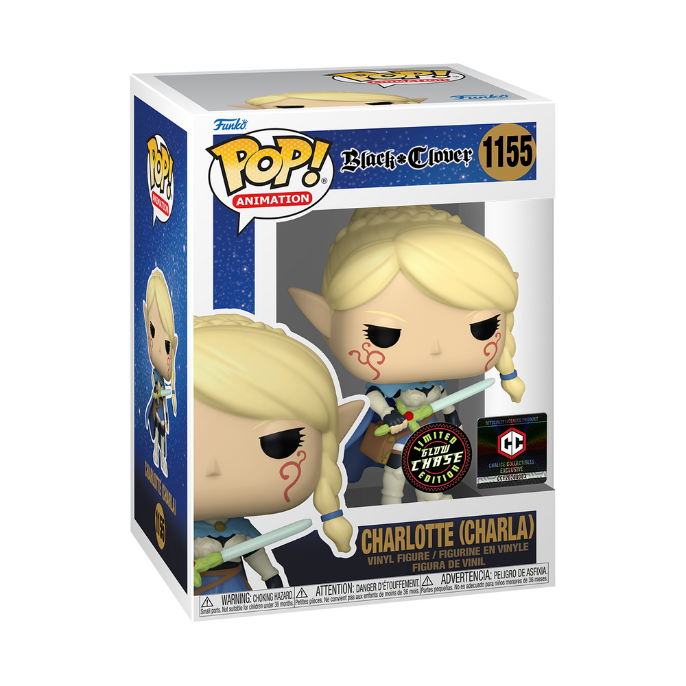 Funko Pop! Animation: Black Clover - Charlotte Roselei Glow-In-The-Dark Chase Exclusive