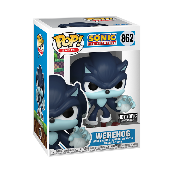 Funko Pop! Games: Sonic The Hedgehog - Werehog Hot Topic Exclusive