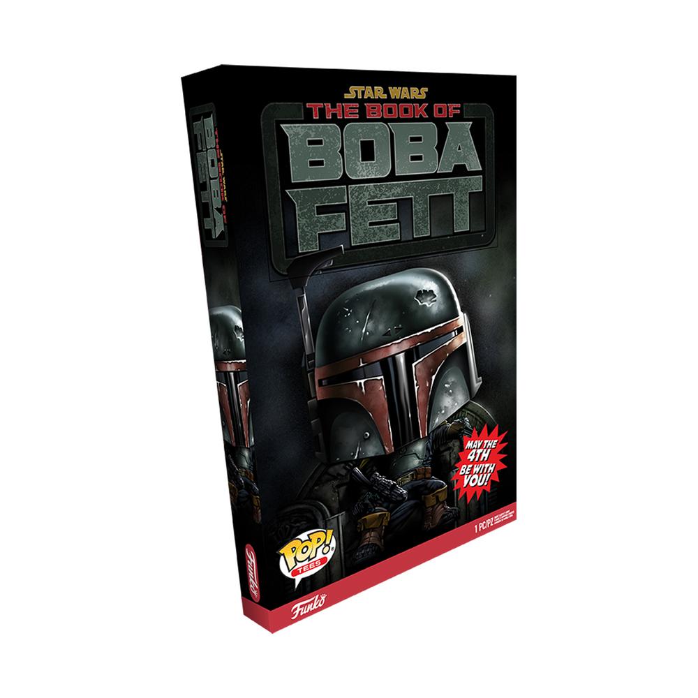 Funko Boxed Tee: Star Wars Book Of Boba Fett - Boba Fett On Throne