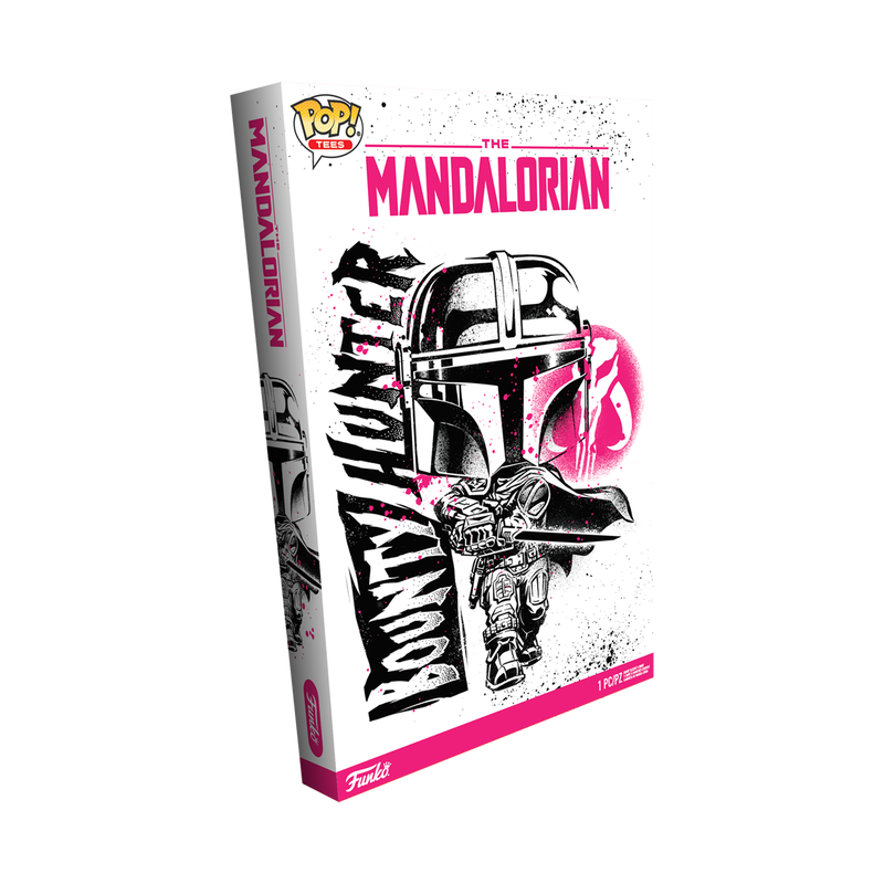 Funko Boxed Tee: Star Wars The Mandalorian - Bounty Hunter with Darksaber