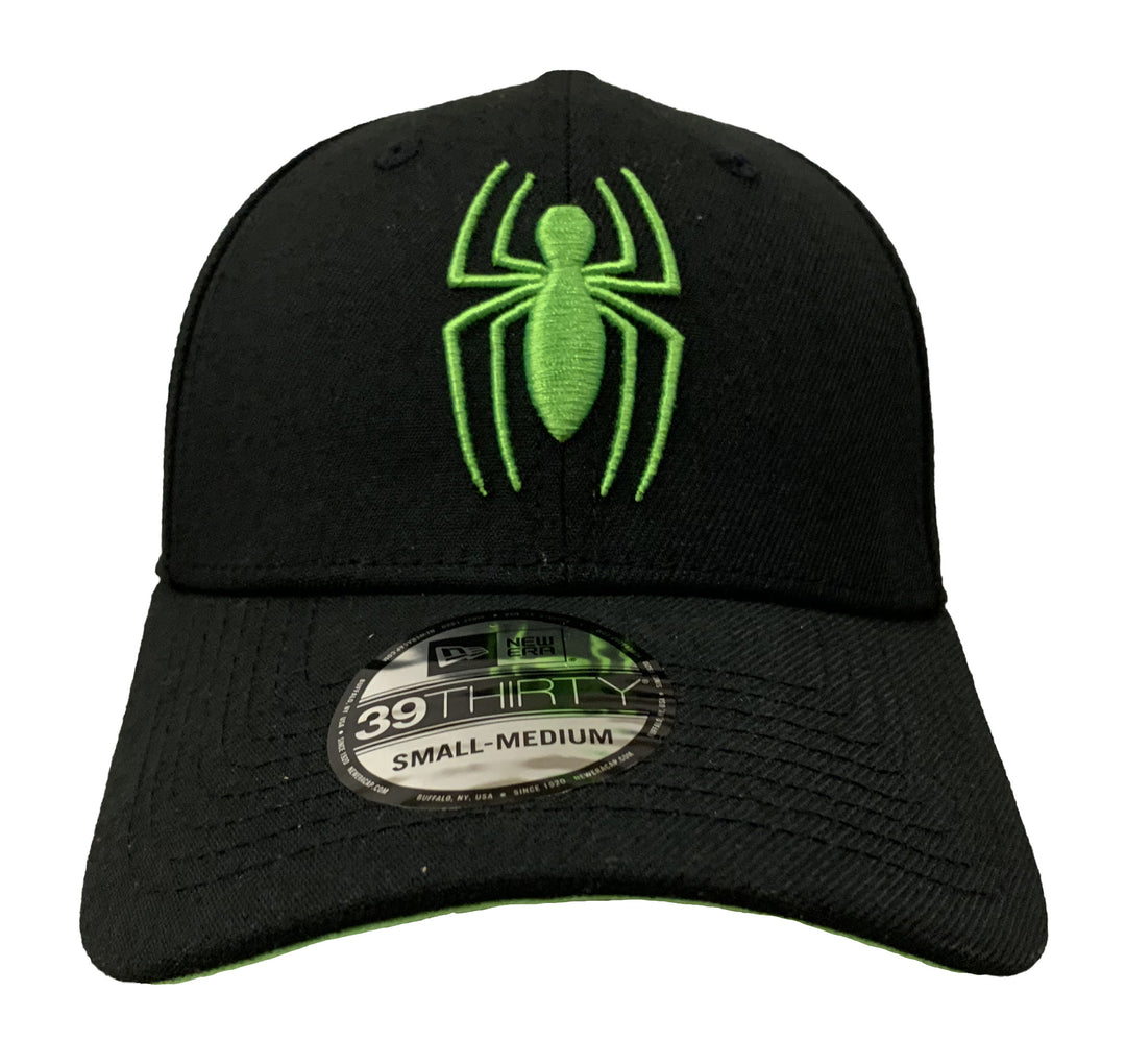 New Era Marvel Spider-Man Black Pop Color 39Thirty Fitted Hat L/XL
