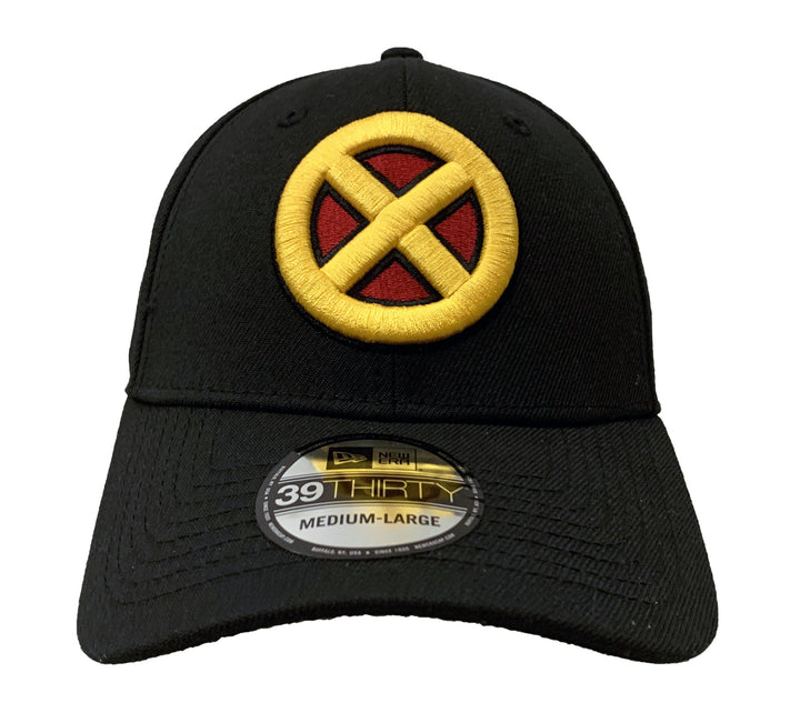 New Era Marvel X-Men Symbol Black 39Thirty Fitted Hat M/L
