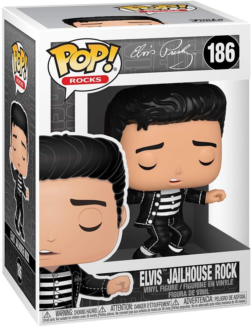 Funko Pop! Rocks: Elvis - Jailhouse Rock Vinyl Figure