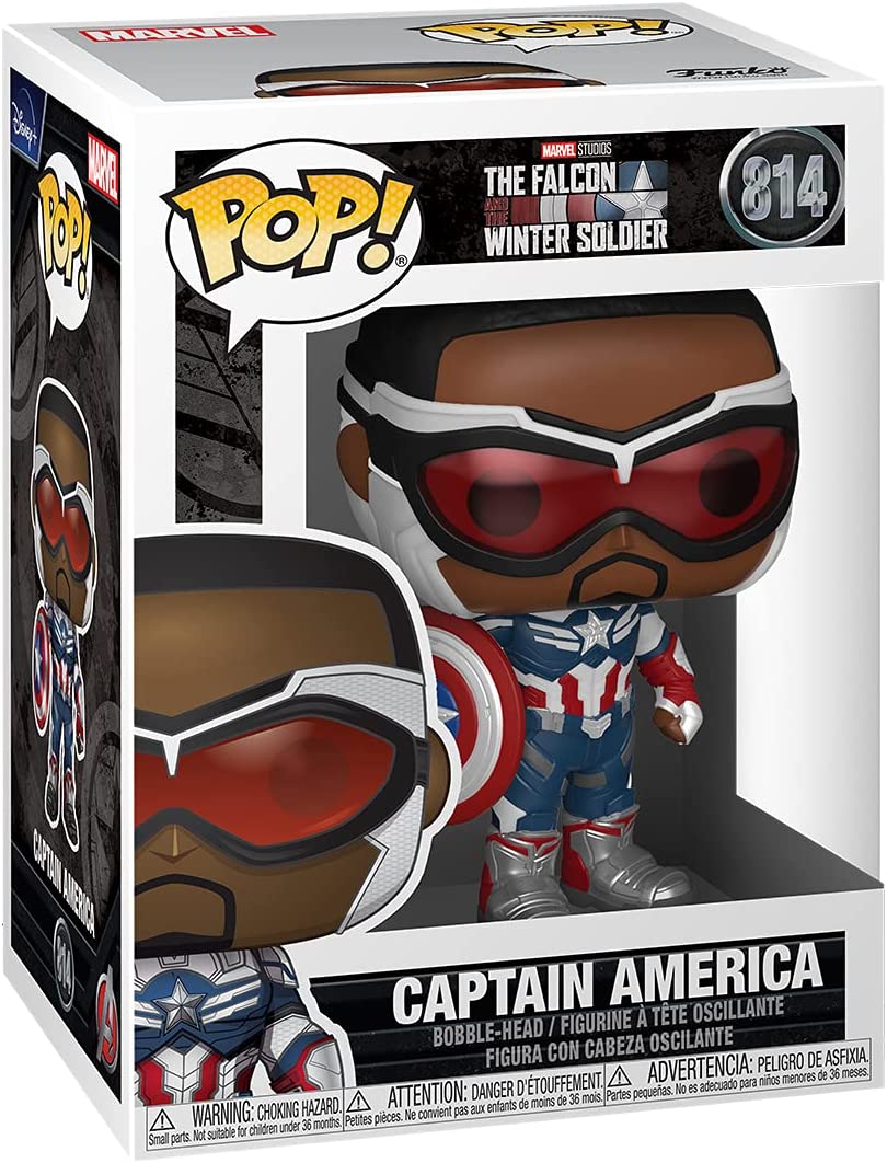 Funko Pop! Marvel Falcon and The Winter Soldier Captain America Sam Wilson Vinyl Figure
