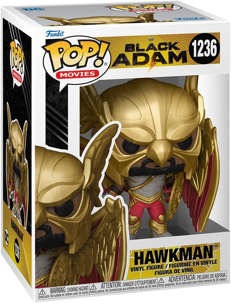 Funko Pop! Movies: DC Comics Black Adam - Hawkman with Helmet and Wings Vinyl Figure
