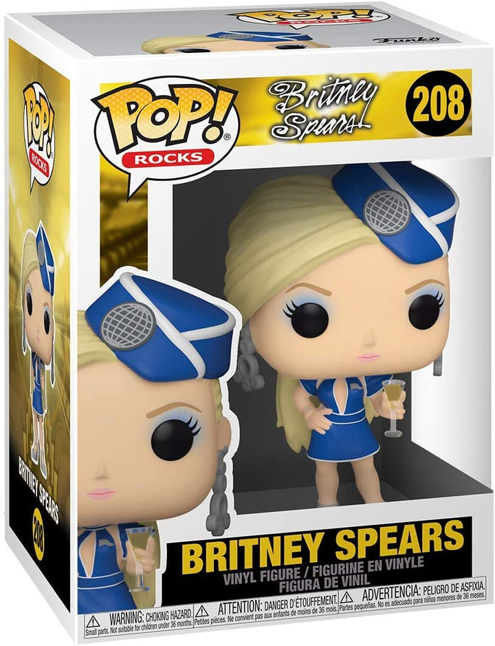 Funko Pop! Rocks: Britney Spears - Stewardess Toxic Vinyl Figure