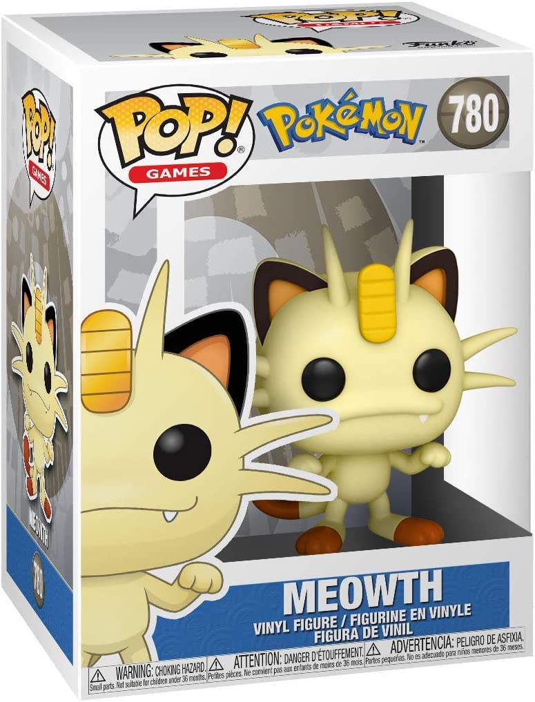 Funko Pop! Games Pokemon Meowth Vinyl Figure