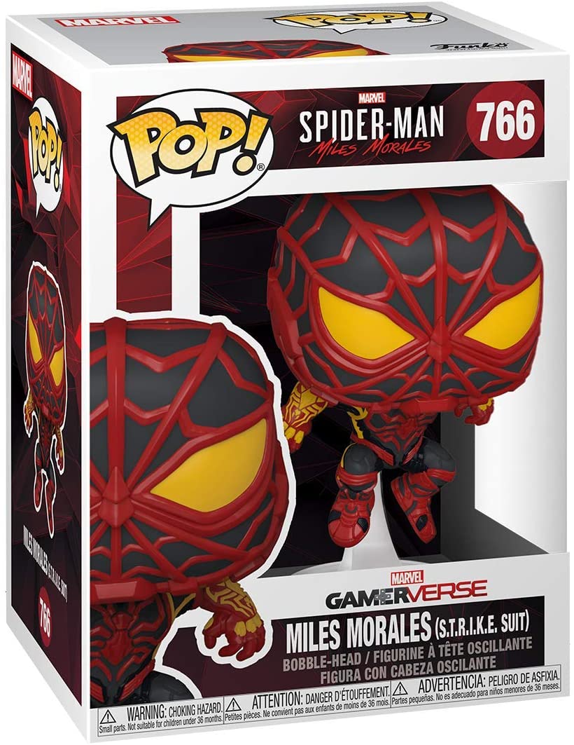 Funko Pop! Games: Marvelâ€™s Spider-Man: Miles Morales - Miles Strike Suit Vinyl Figure