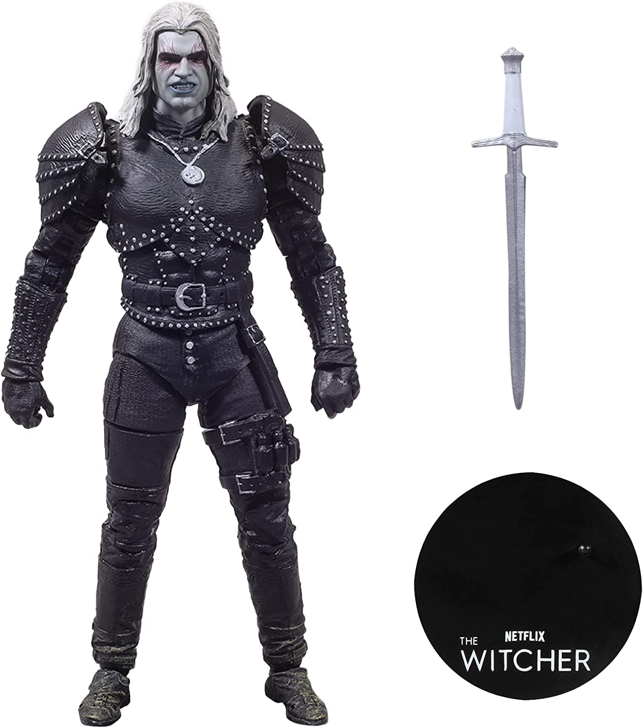 McFarlane Toys Netflix The Witcher Geralt of Rivia Witcher Mode Season 2 7" Action Figure with Accessories