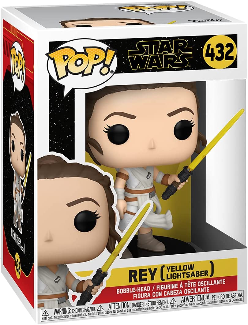 Funko Pop! Star Wars Episode 9 Rey with Yellow Saber Vinyl Figure