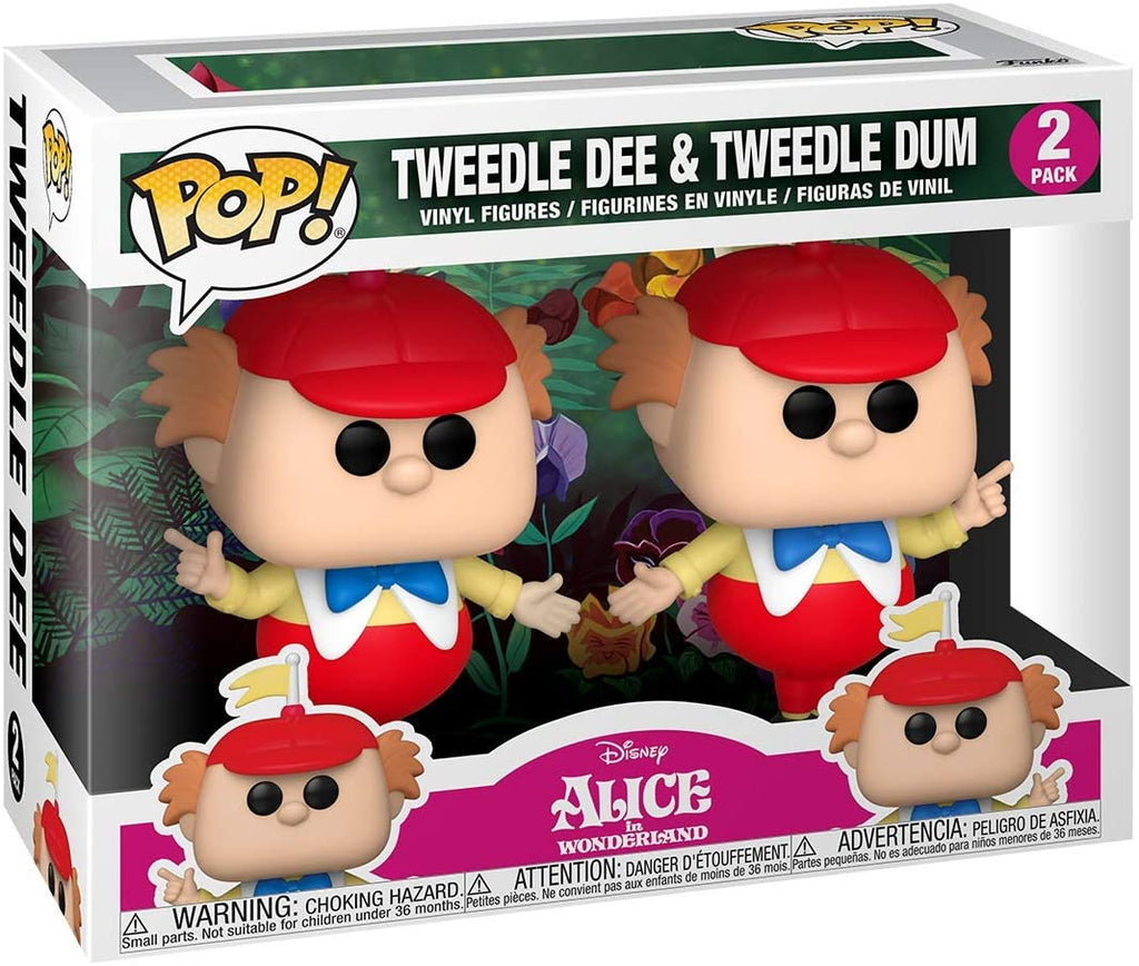 Funko Pop! Disney: Alice in Wonderland 70th - 2PK Tweedle Dee & Dum Vinyl Figure