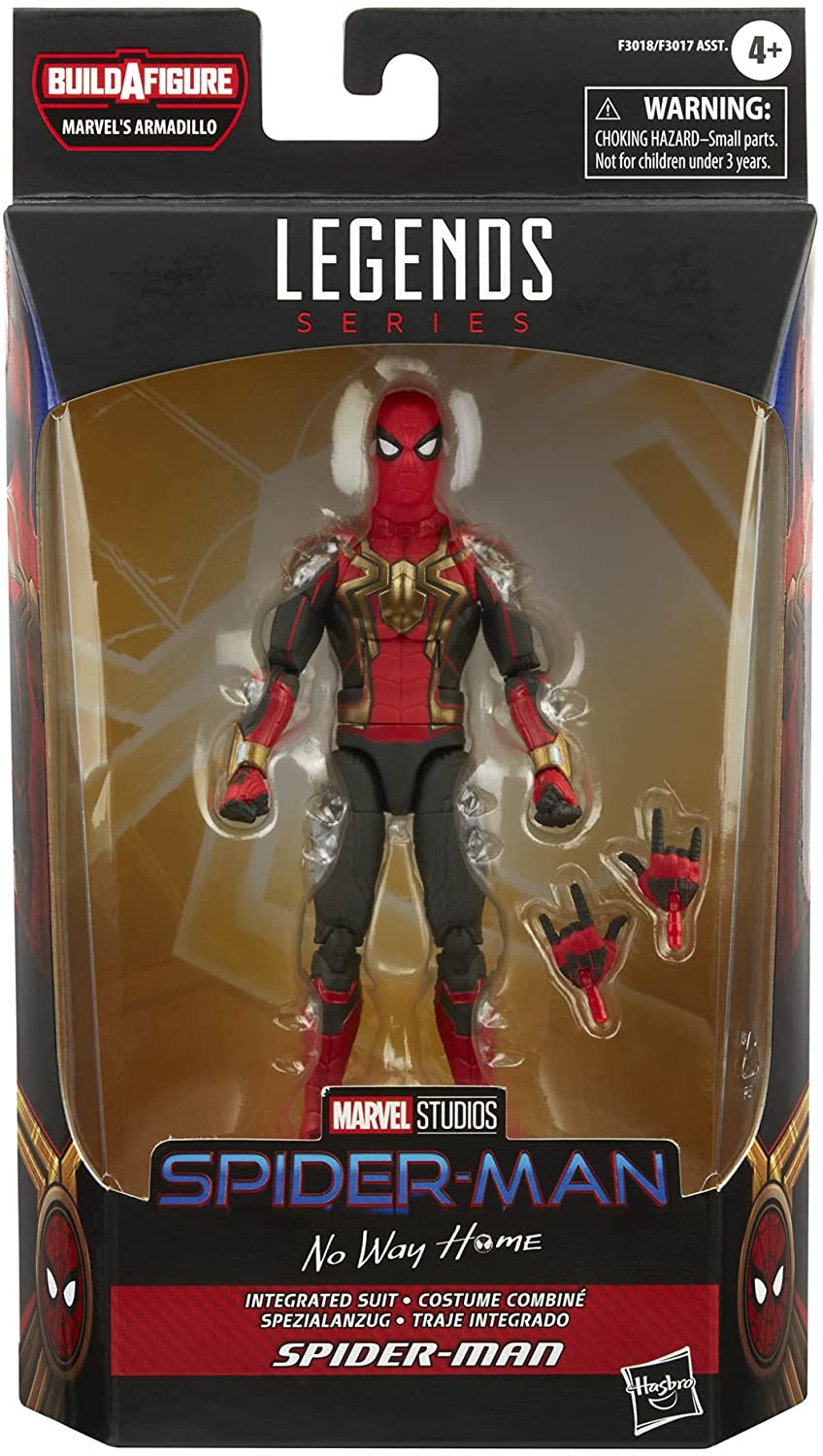 Spider-Man Marvel Legends Series Integrated Suit 6-inch Collectible Action Figure