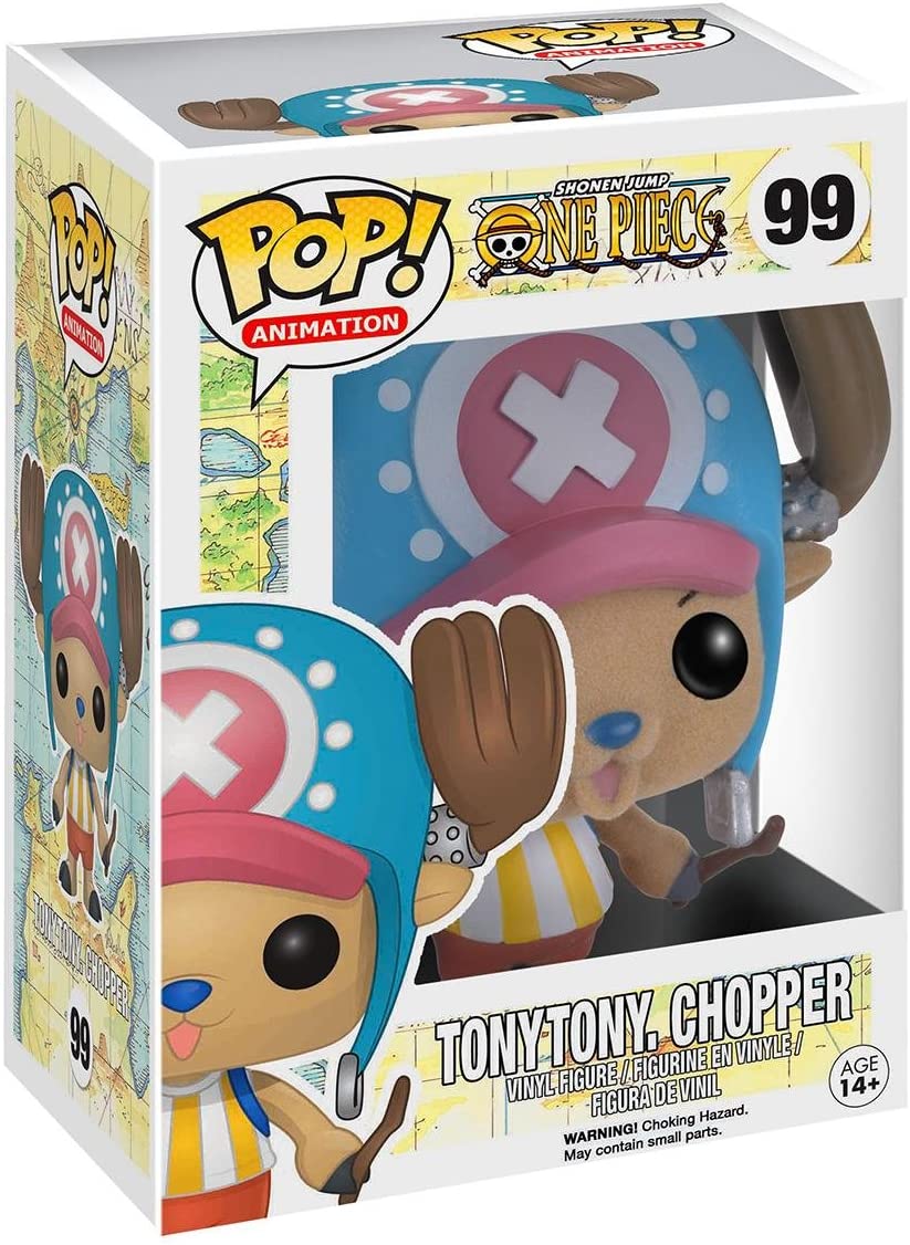 Funko Pop! Animation: One Piece - Tony Tony Chopper Flocked Exclusive