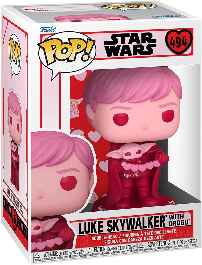 Funko Pop! Star Wars: Valentines - Luke Skywalker & Grogu Vinyl Figure