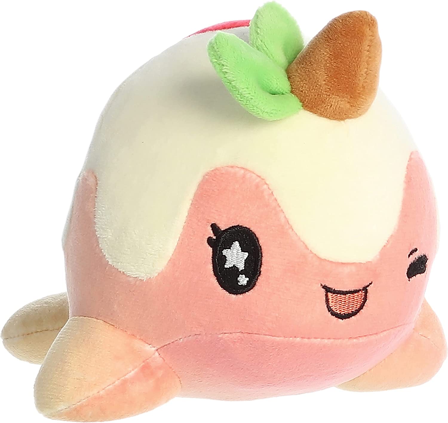 Aurora - Tasty Peach - 7" Peach Nomwhal Plush