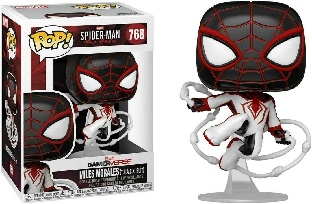 Funko Pop! Marvel Spider-Man- Miles Morales T.R.A.C.K. Suit Vinyl Figure