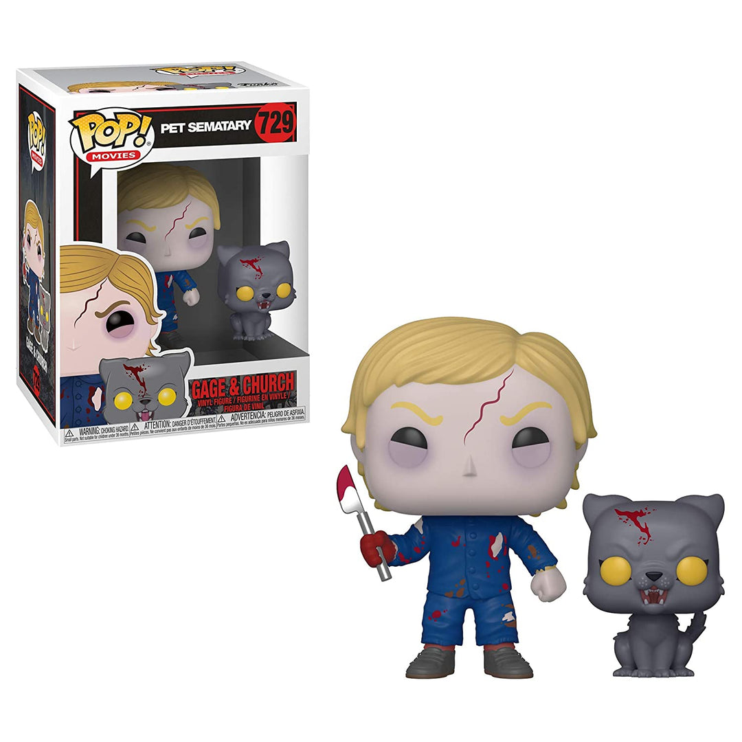 Funko Pop! Pet Sematary - Undead Gage and Church Vinyl Action Figure