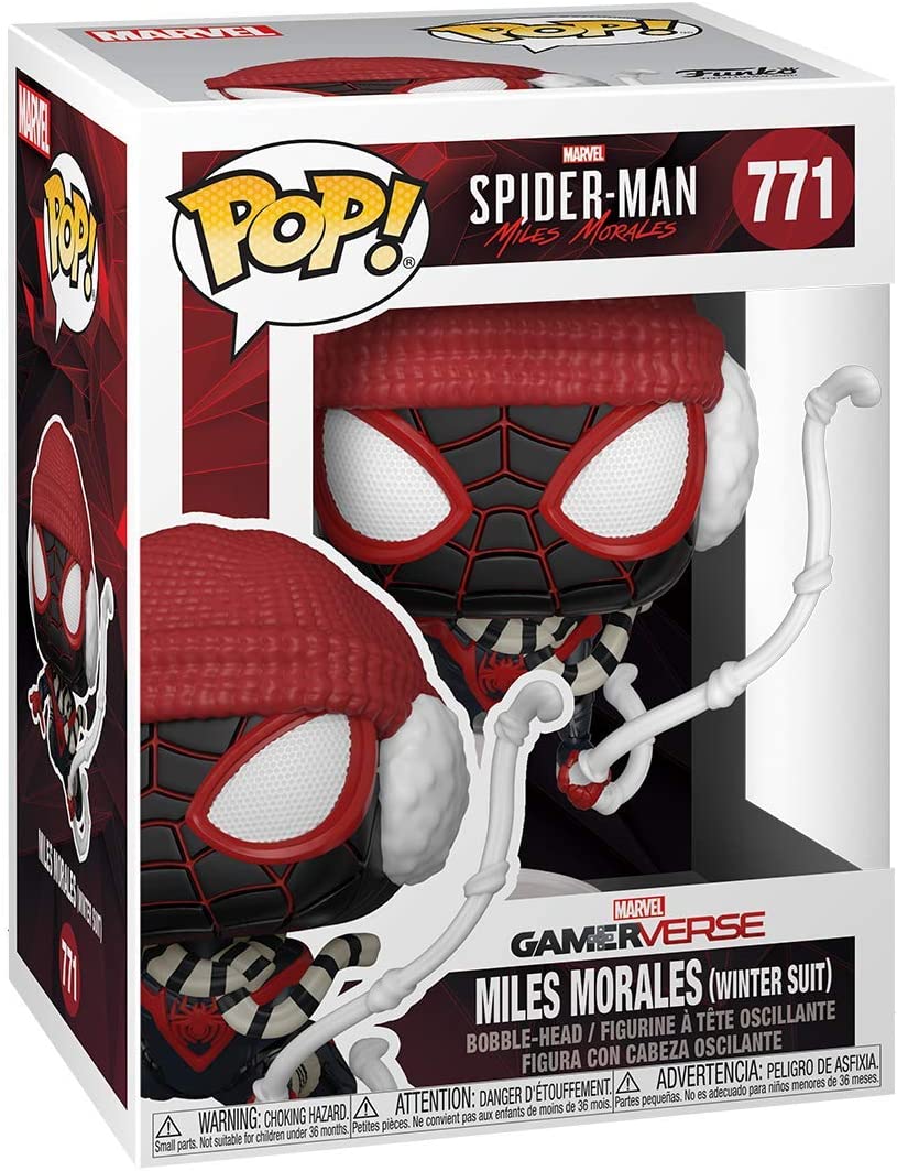 Funko Pop! Games: Marvel’s Spider-Man: Miles Morales- Winter Suit Vinyl Figure