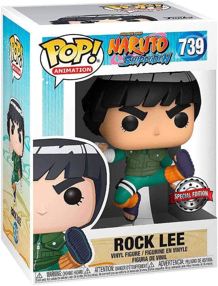 Funko Pop! Animation Naruto Shippuden - Rock Lee Exclusive Vinyl Figure