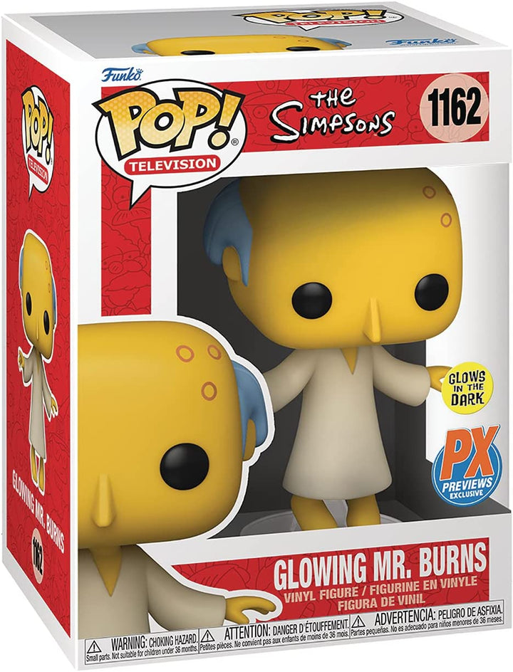 Funko Pop! Animation: The Simpsons - Glowing Mr. Burns Exclusive Vinyl Figure