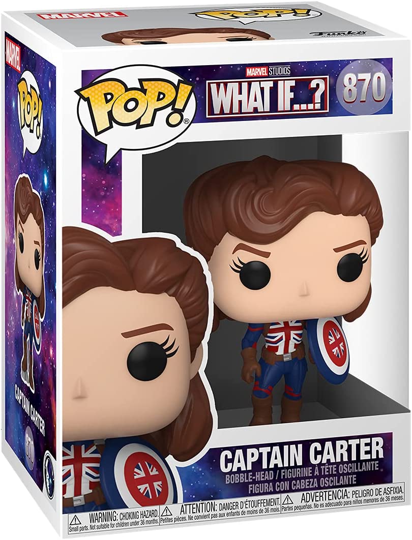 Funko Pop! Marvel: What If? - Captain Carter Vinyl Figure