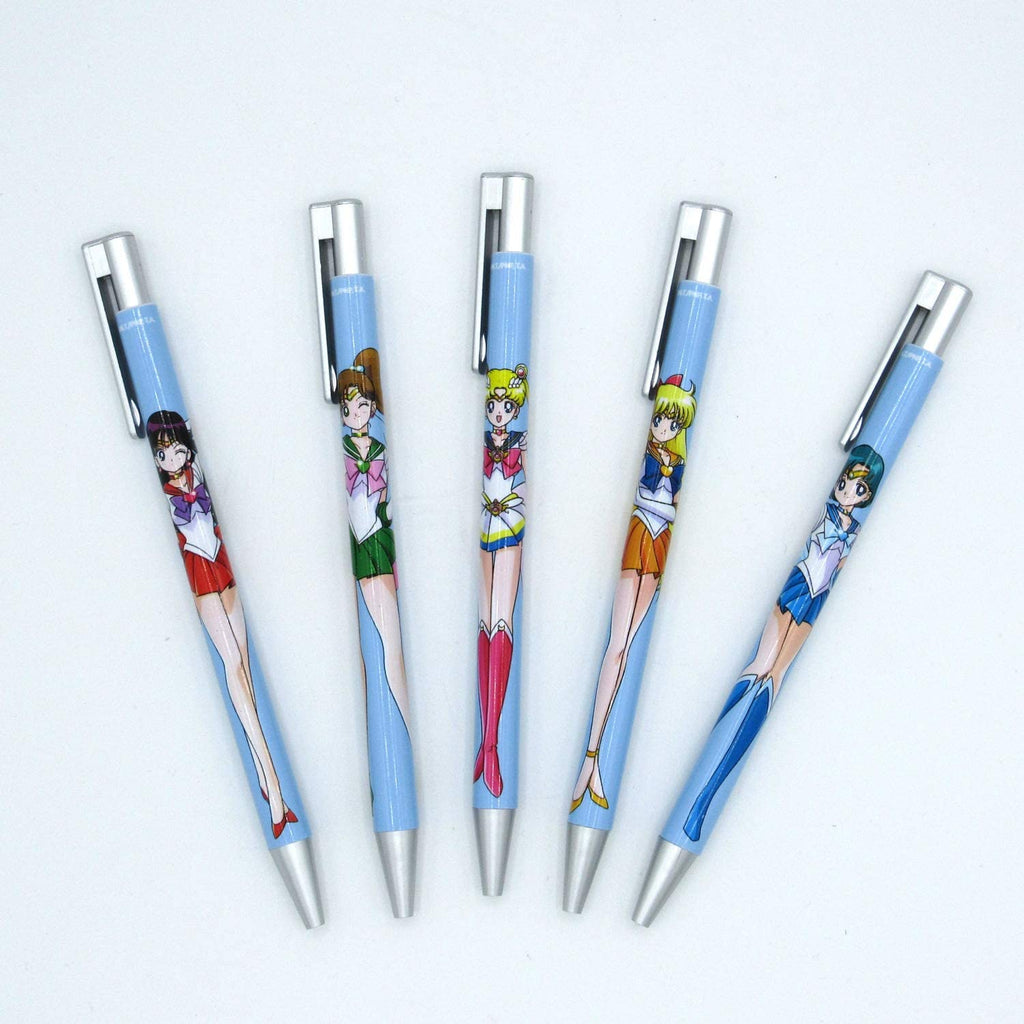 Sailor Moon Featuring Sailor Mercury Mars Jupiter Venus and Sailor Moon Pen Set of Five