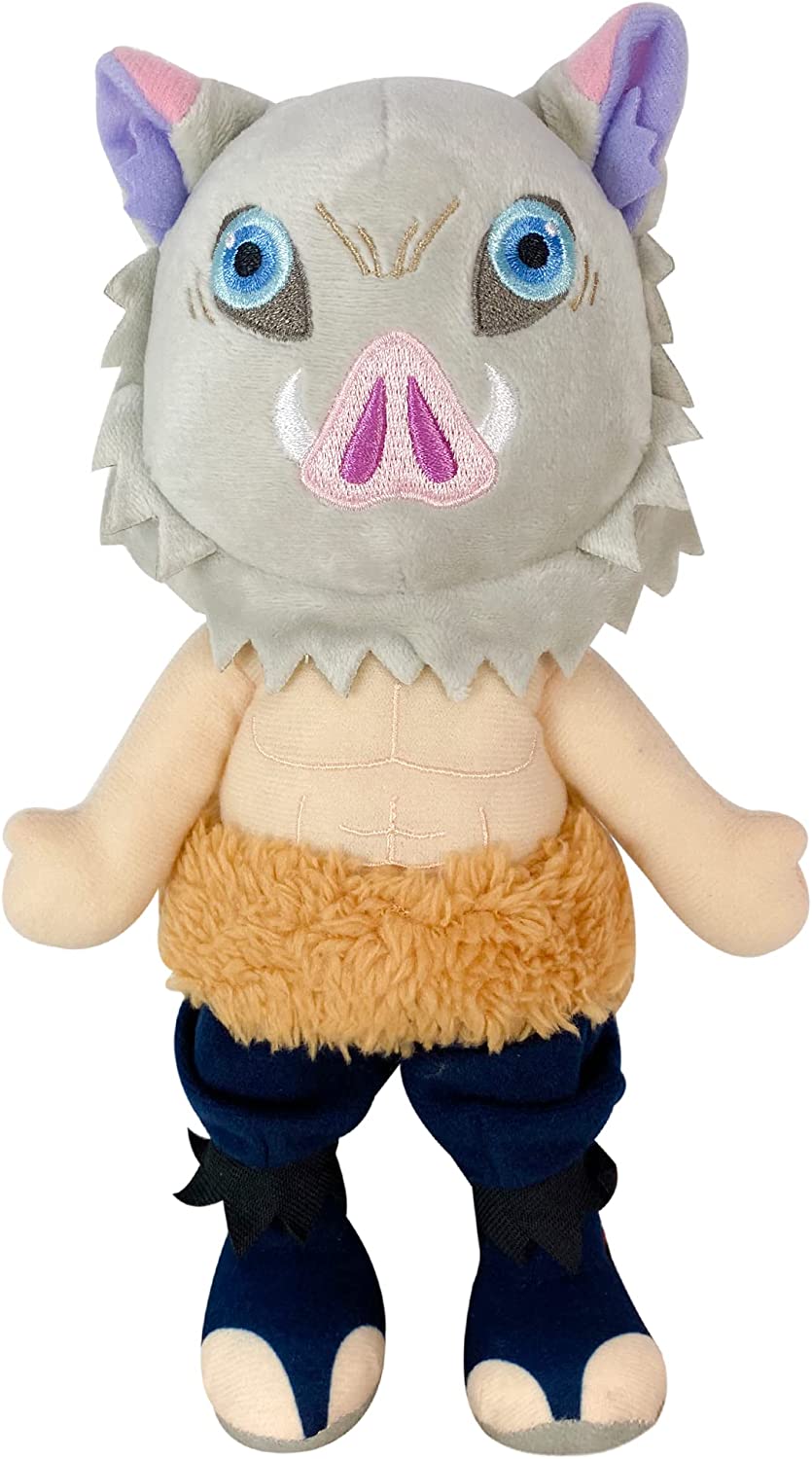 Demon Slayer Kimetsu no Yaiba Hashibira Inosuke Moveable Plush 8" Great Eastern