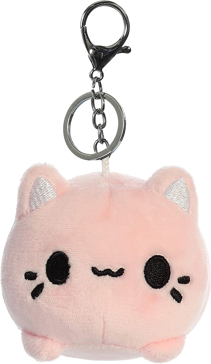 Tasty Peach Aurora 3.5" Strawberry Meowchi Clip-On