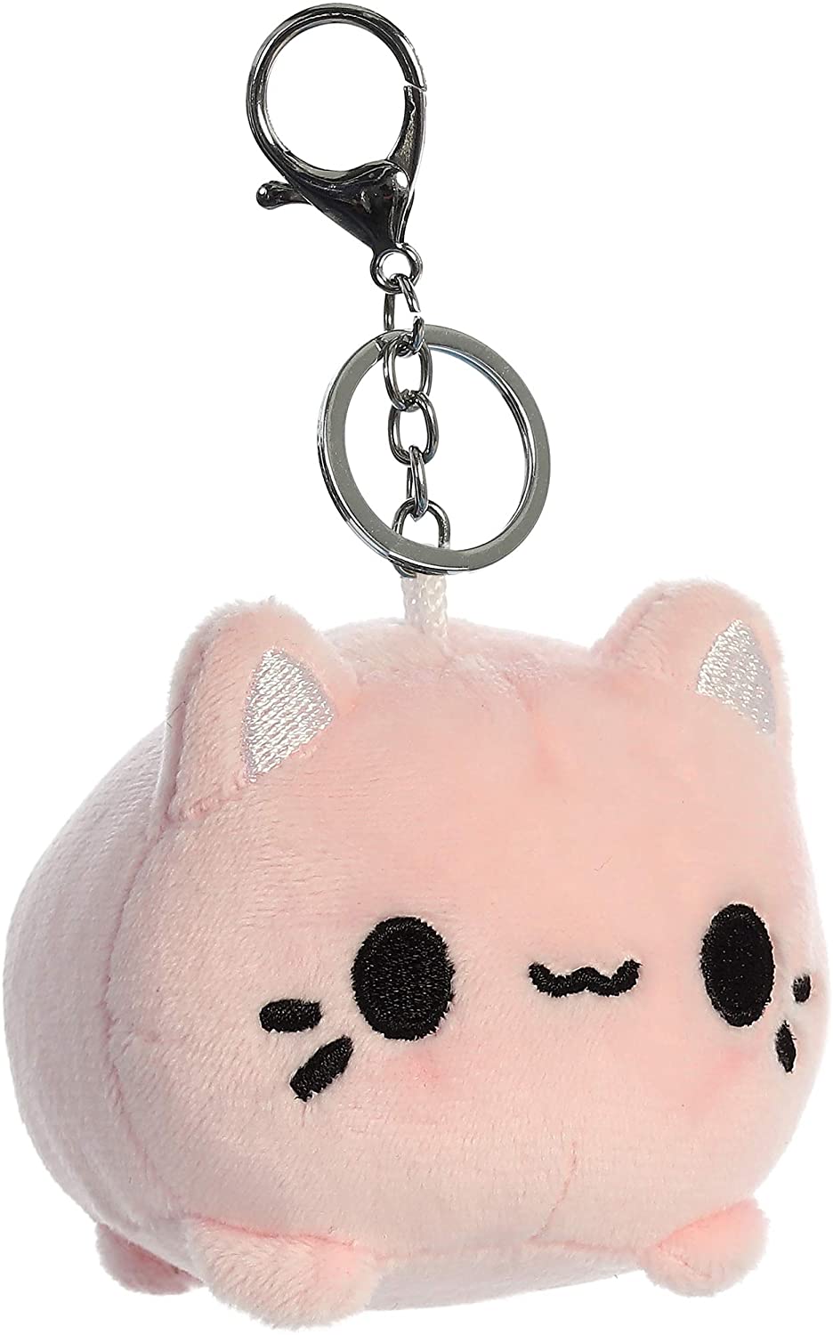 Tasty Peach Aurora 3.5" Strawberry Meowchi Clip-On
